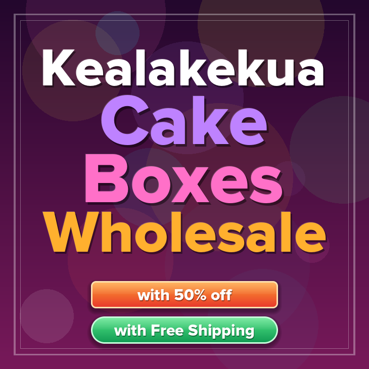 Kealakekua cake boxes