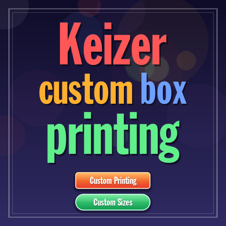 Keizer custom box printing