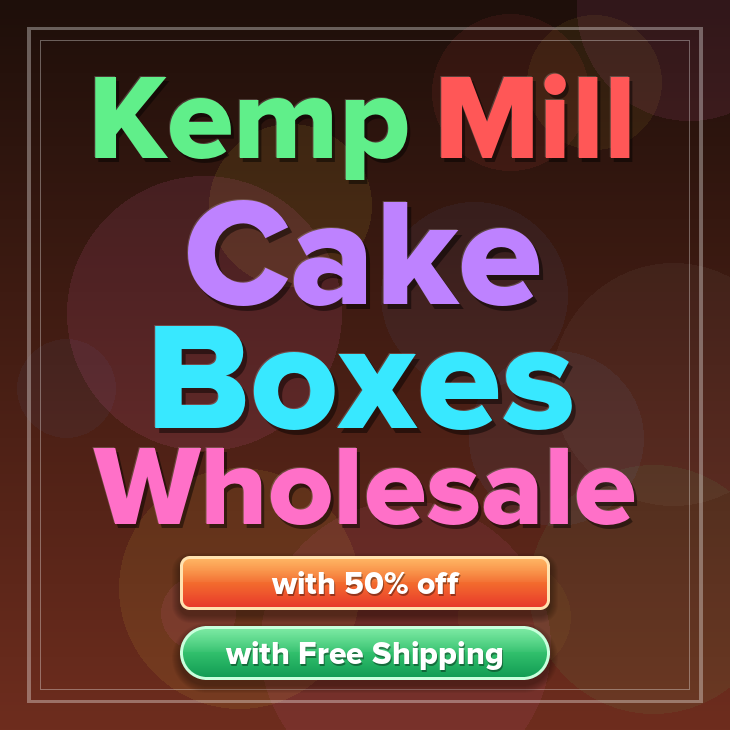 Kemp Mill cake boxes