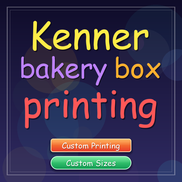 Kenner bakery box printing