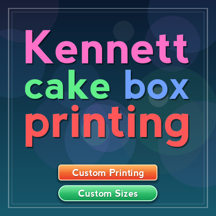 Kennett cake box printing