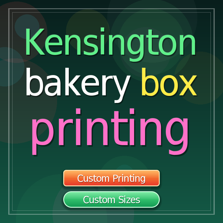 Kensington bakery box printing