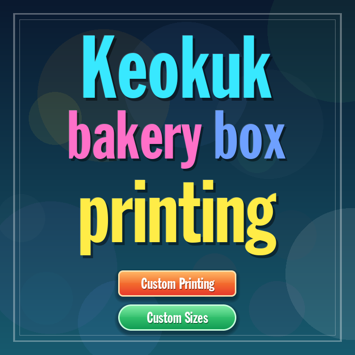 Keokuk bakery box printing