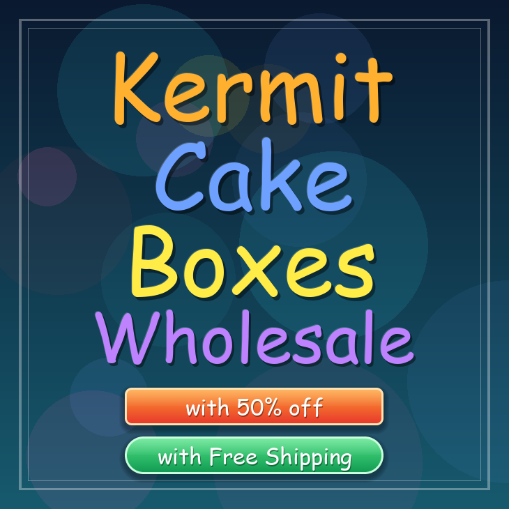 Kermit cake boxes