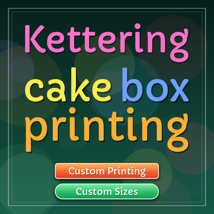 Kettering cake box printing