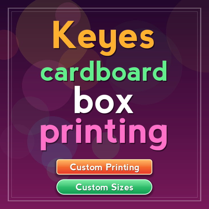 Keyes cardboard box printing