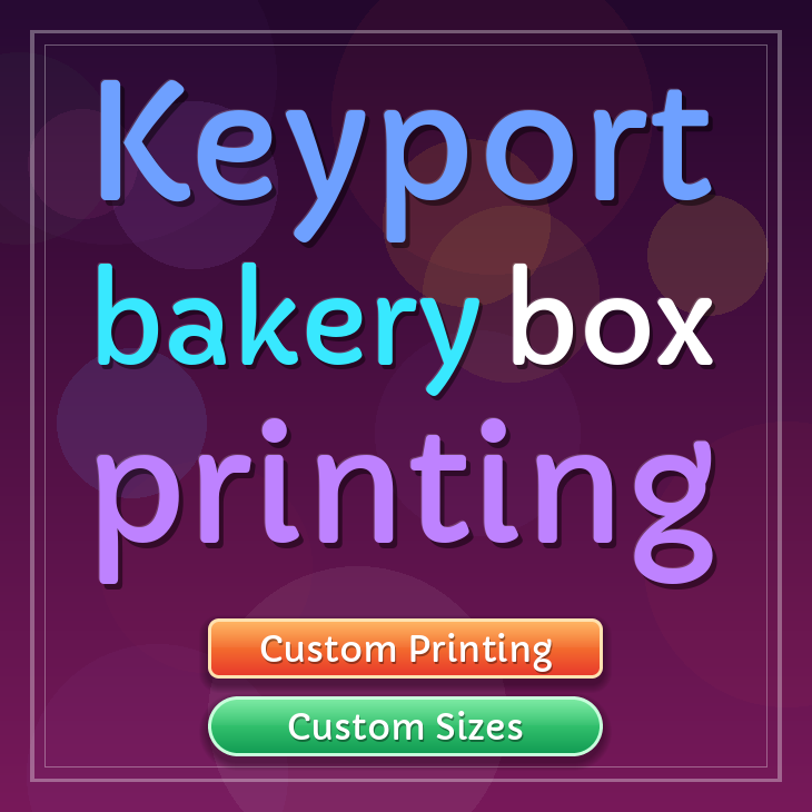 Keyport bakery box printing