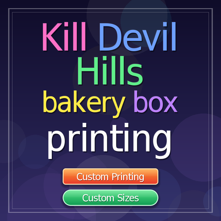 Kill Devil Hills bakery box printing