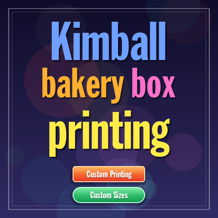 Kimball bakery box printing