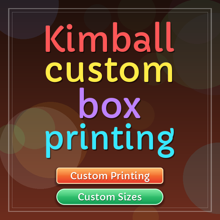 Kimball custom box printing