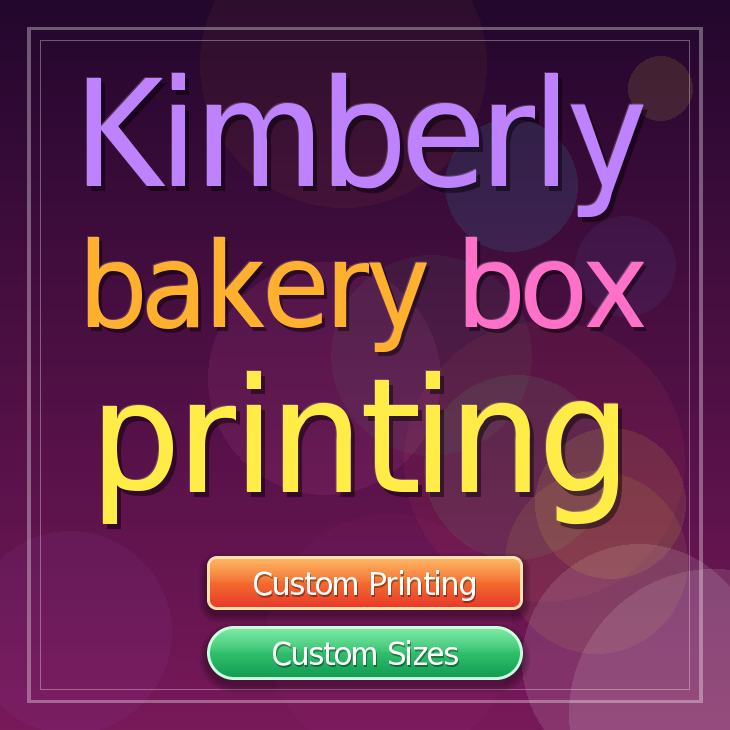 Kimberly bakery box printing
