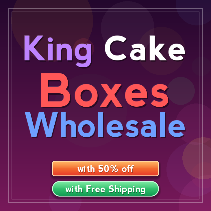 King cake boxes