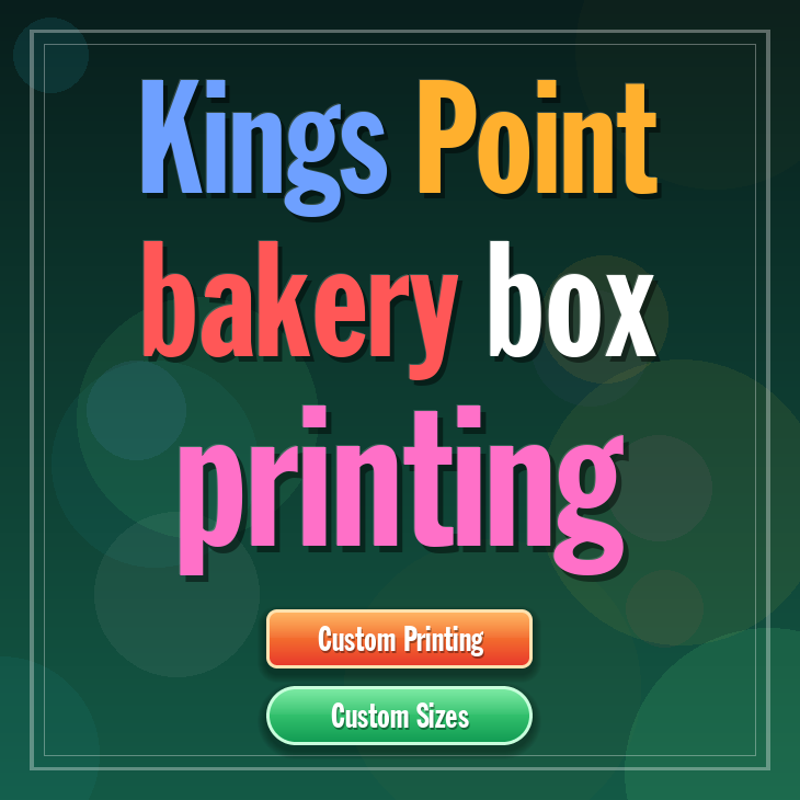 Kings Point bakery box printing