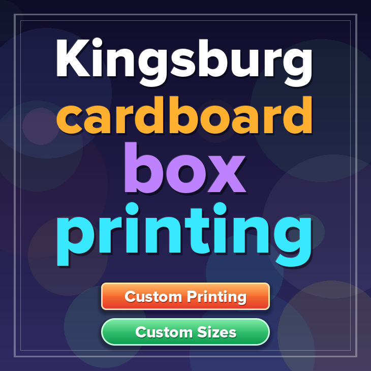 Kingsburg cardboard box printing