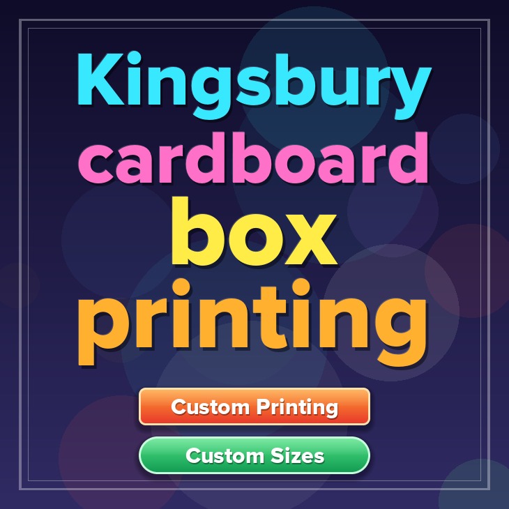 Kingsbury cardboard box printing