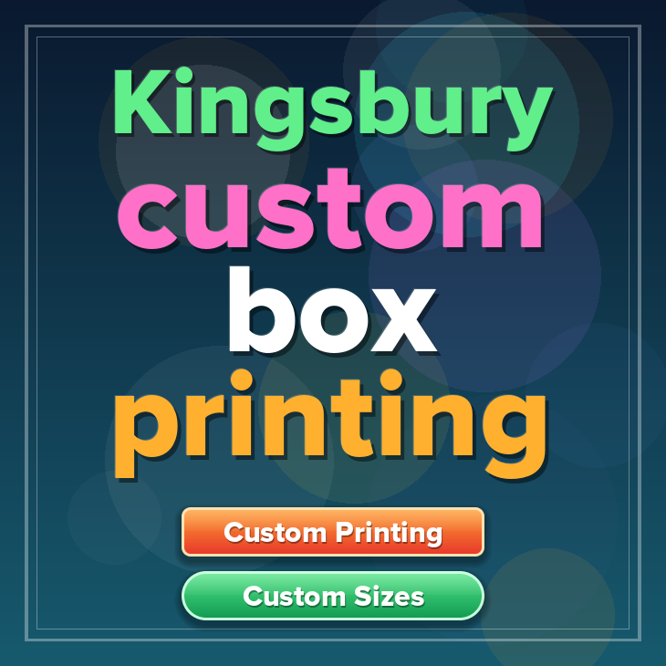 Kingsbury custom box printing