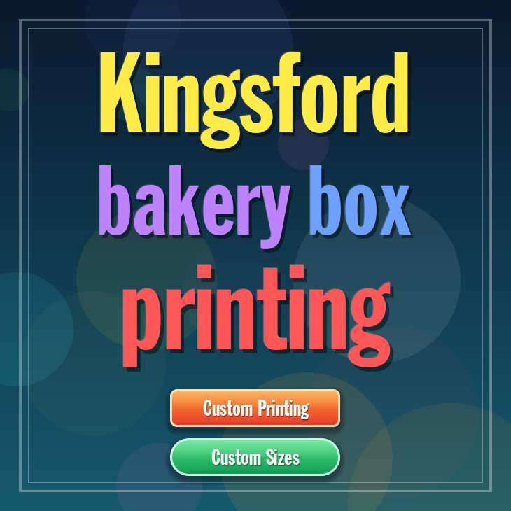 Kingsford bakery box printing