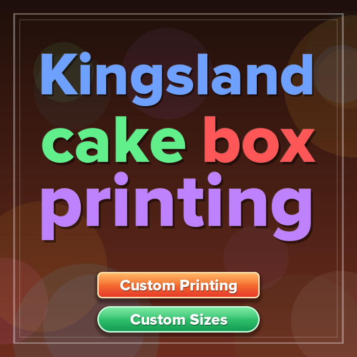 Kingsland cake box printing