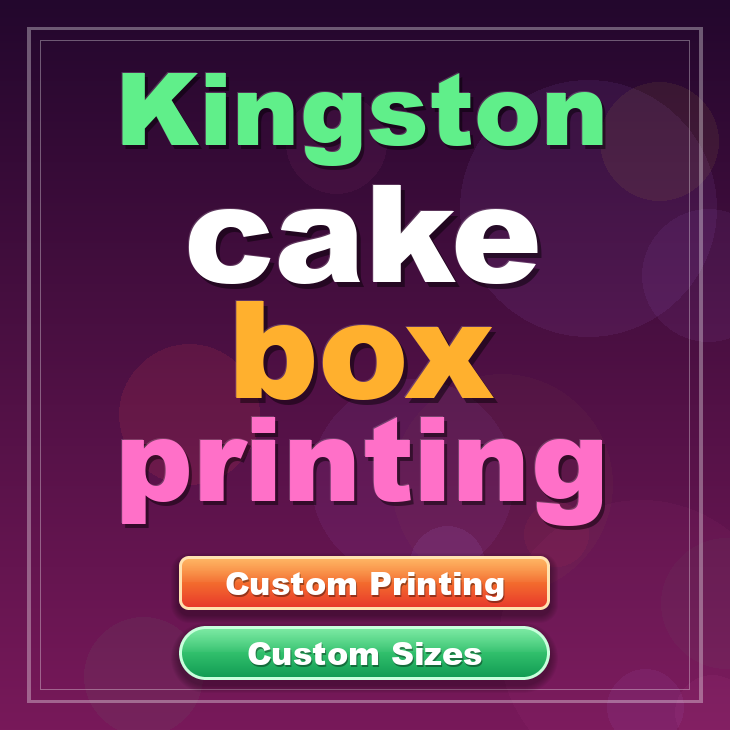 Kingston cake box printing