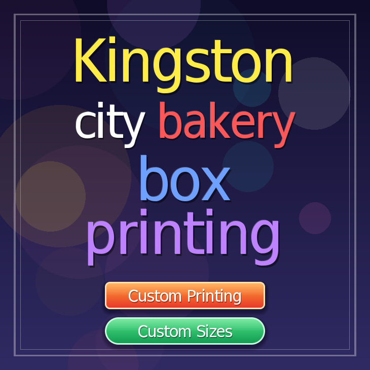 Kingston City bakery box printing