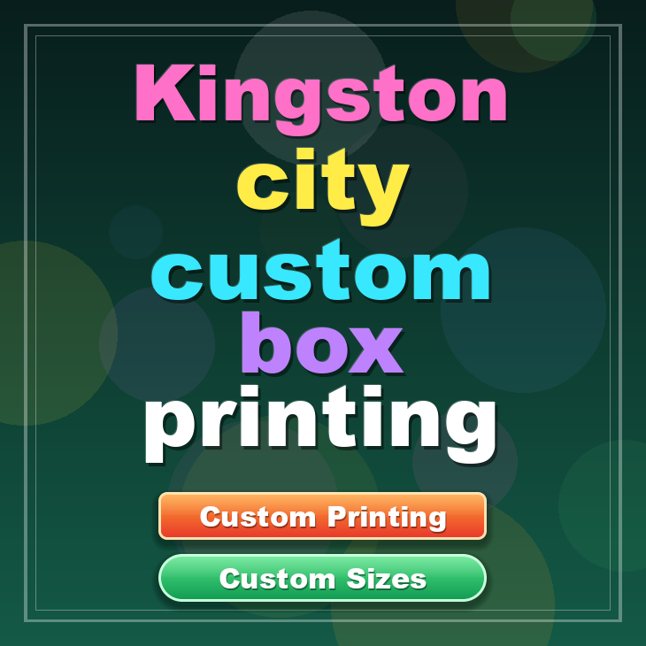 Kingston city custom box printing