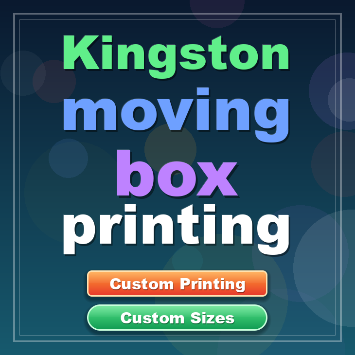 Kingston moving box printing