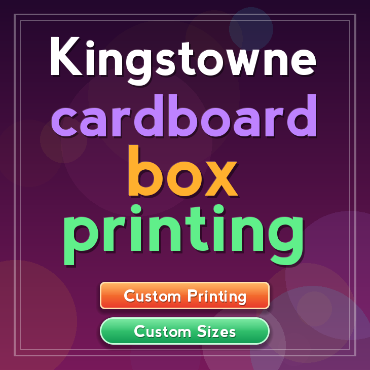 Kingstowne cardboard box printing