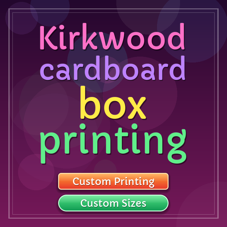 Kirkwood cardboard box printing