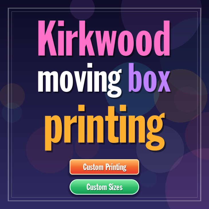 Kirkwood moving box printing