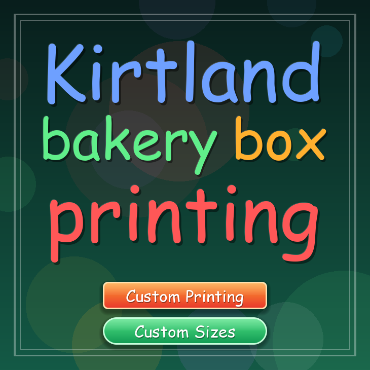 Kirtland bakery box printing