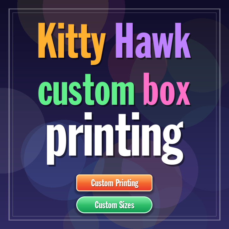Kitty Hawk custom box printing