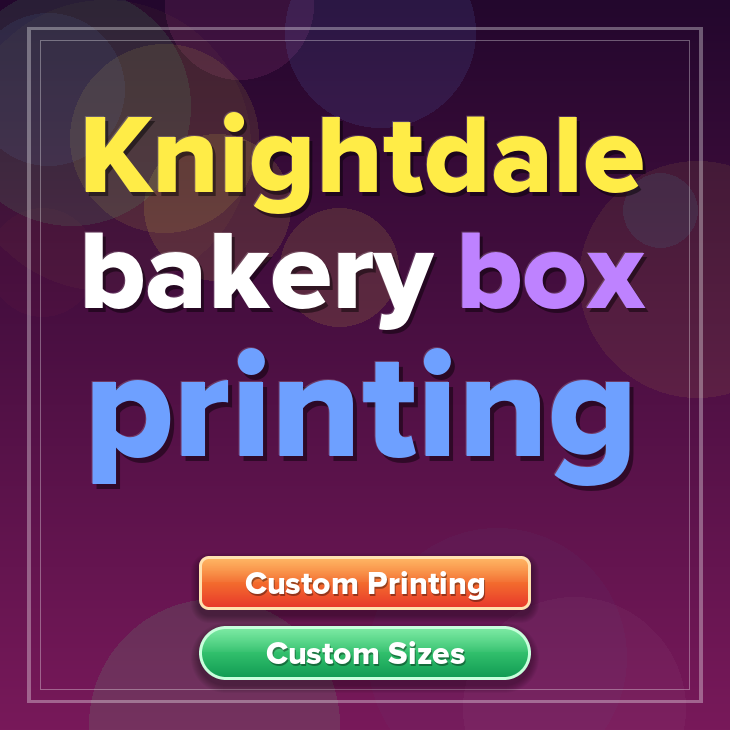 Knightdale bakery box printing