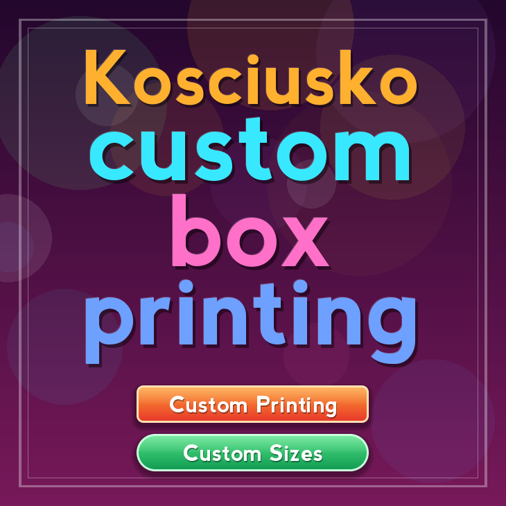 Kosciusko custom box printing