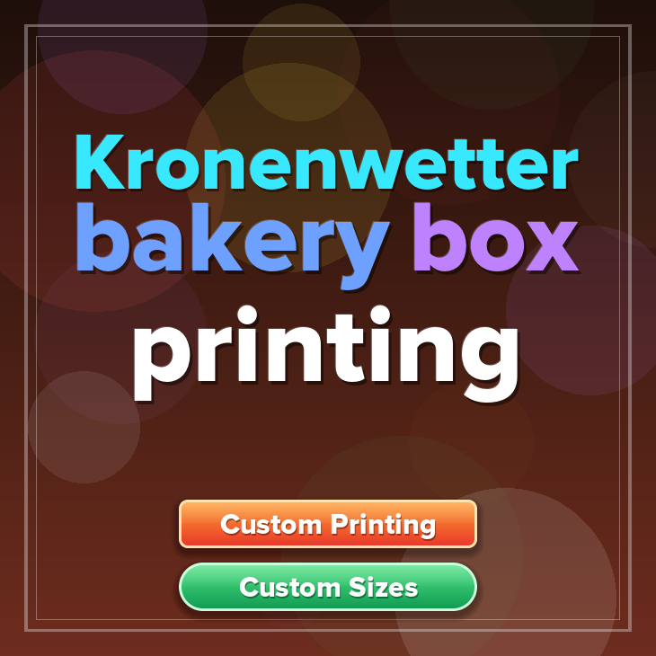 Kronenwetter bakery box printing