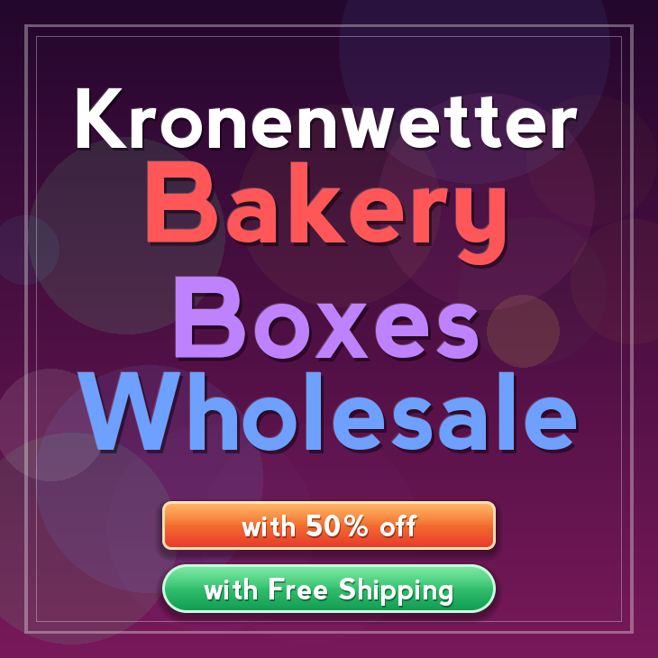 Kronenwetter bakery boxes