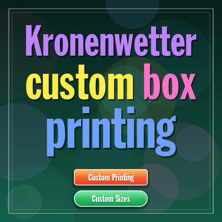 Kronenwetter custom box printing