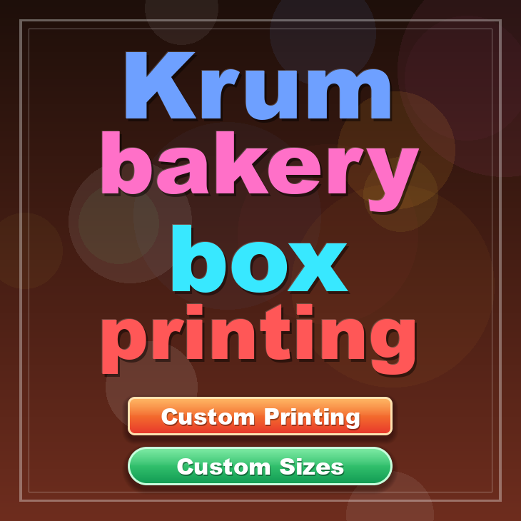 Krum bakery box printing