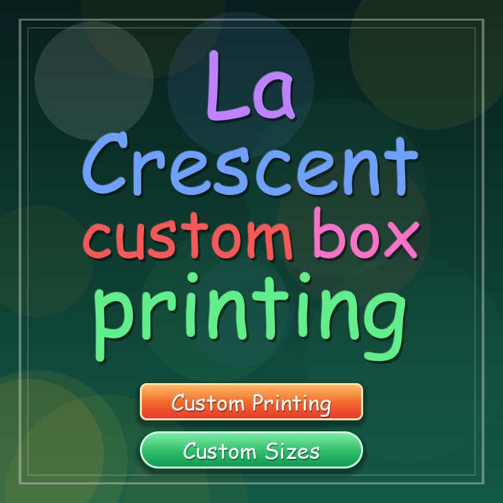 La Crescent custom box printing
