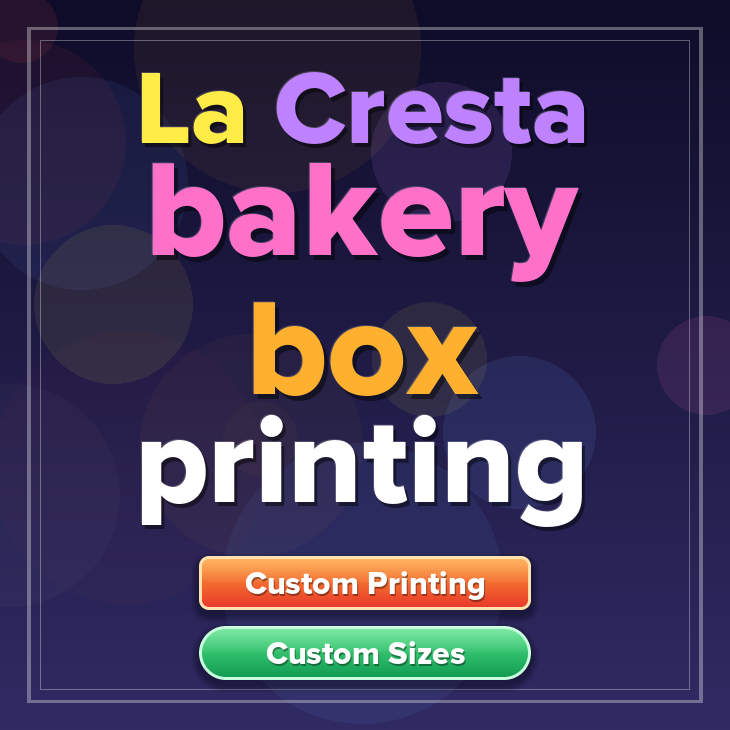 La Cresta bakery box printing