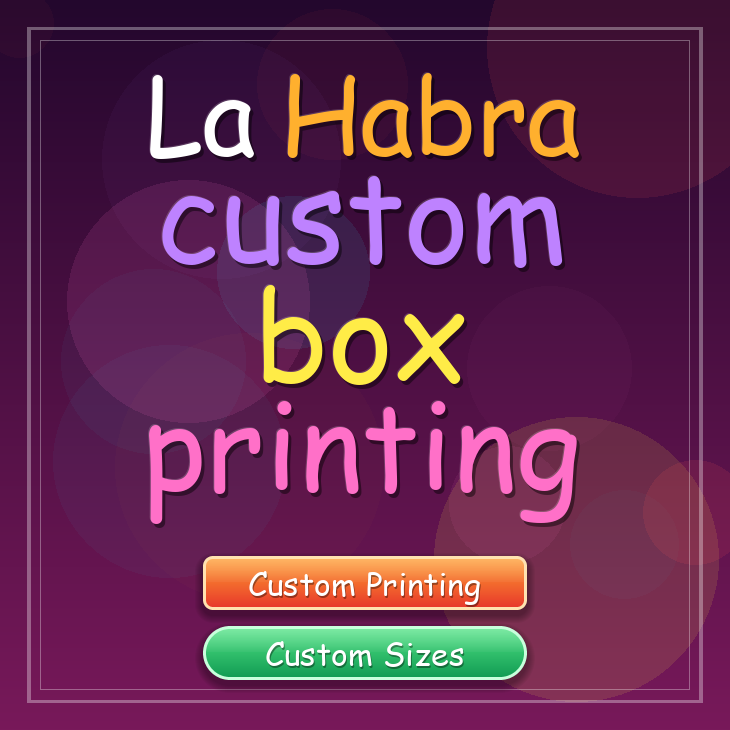 La Habra custom box printing