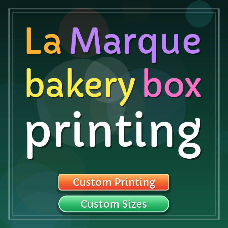 La Marque bakery box printing