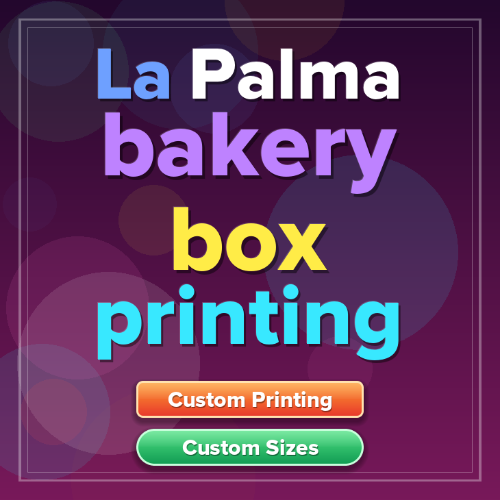 La Palma bakery box printing