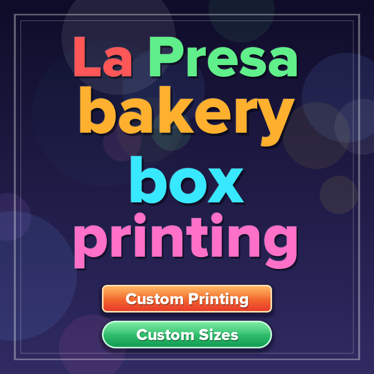 La Presa bakery box printing