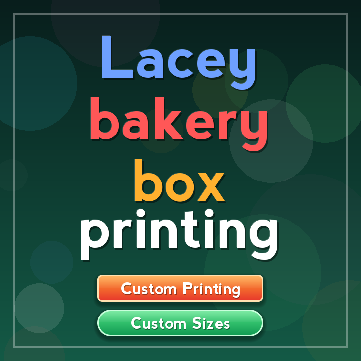 Lacey bakery box printing