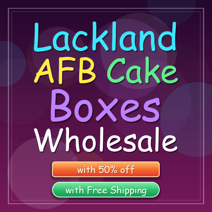 Lackland Afb cake boxes