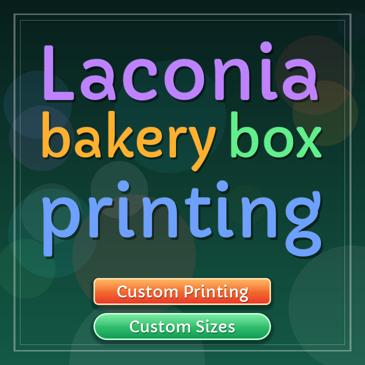Laconia bakery box printing