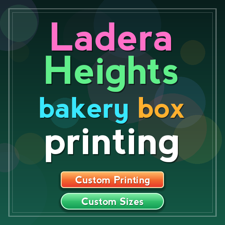 Ladera Heights bakery box printing
