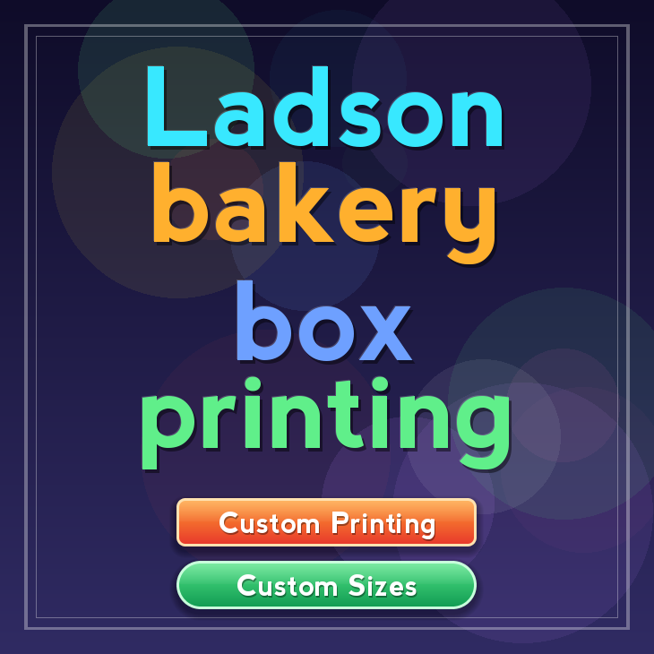 Ladson bakery box printing
