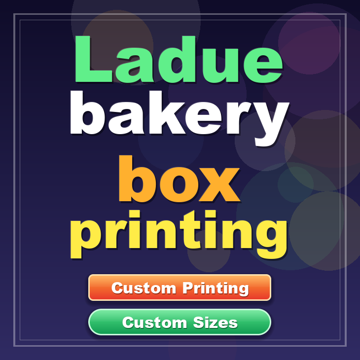 Ladue bakery box printing