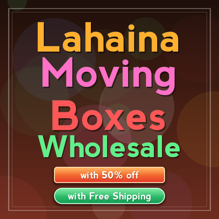 Lahaina moving boxes